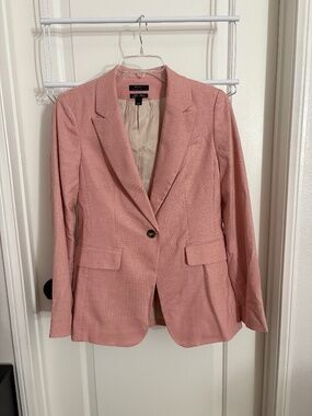 RW & CO Women’s Pink Single Breasted Blazer